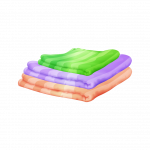 Bamboo fiber towels